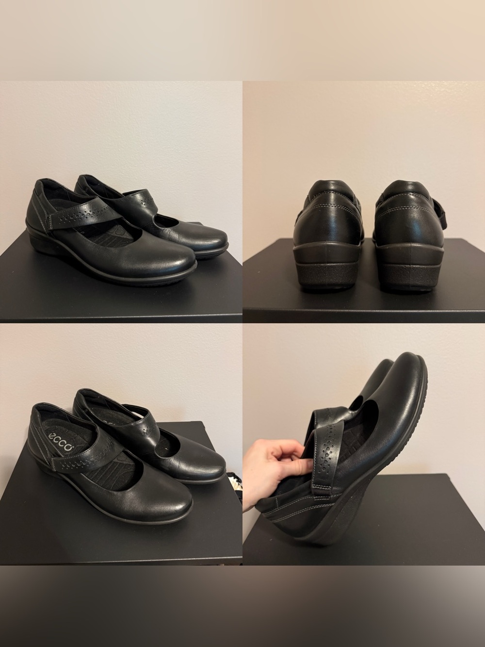 Like new! Ecco Leather Loafers (10/40)